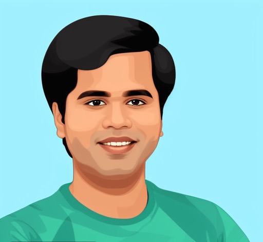 Illustrated portrait of Ankit Kashyap